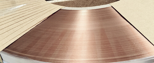 Ny sändning för kopparbronsremsa CuSn6